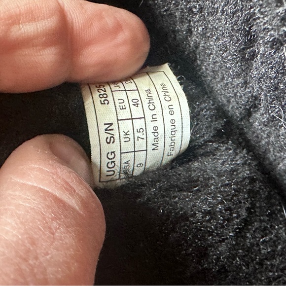 UGG Australia Black Suede Boots - Picture 3 of 6